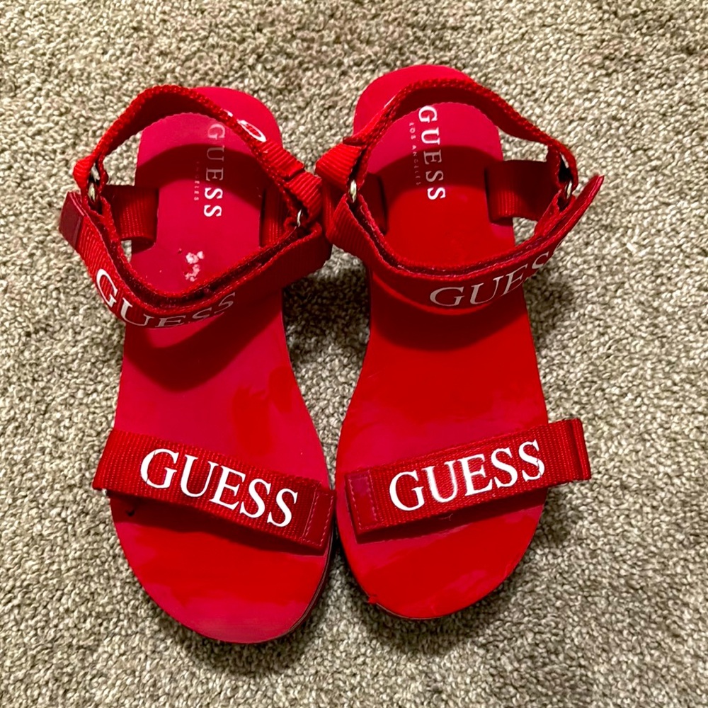 GUESS Red Sandals